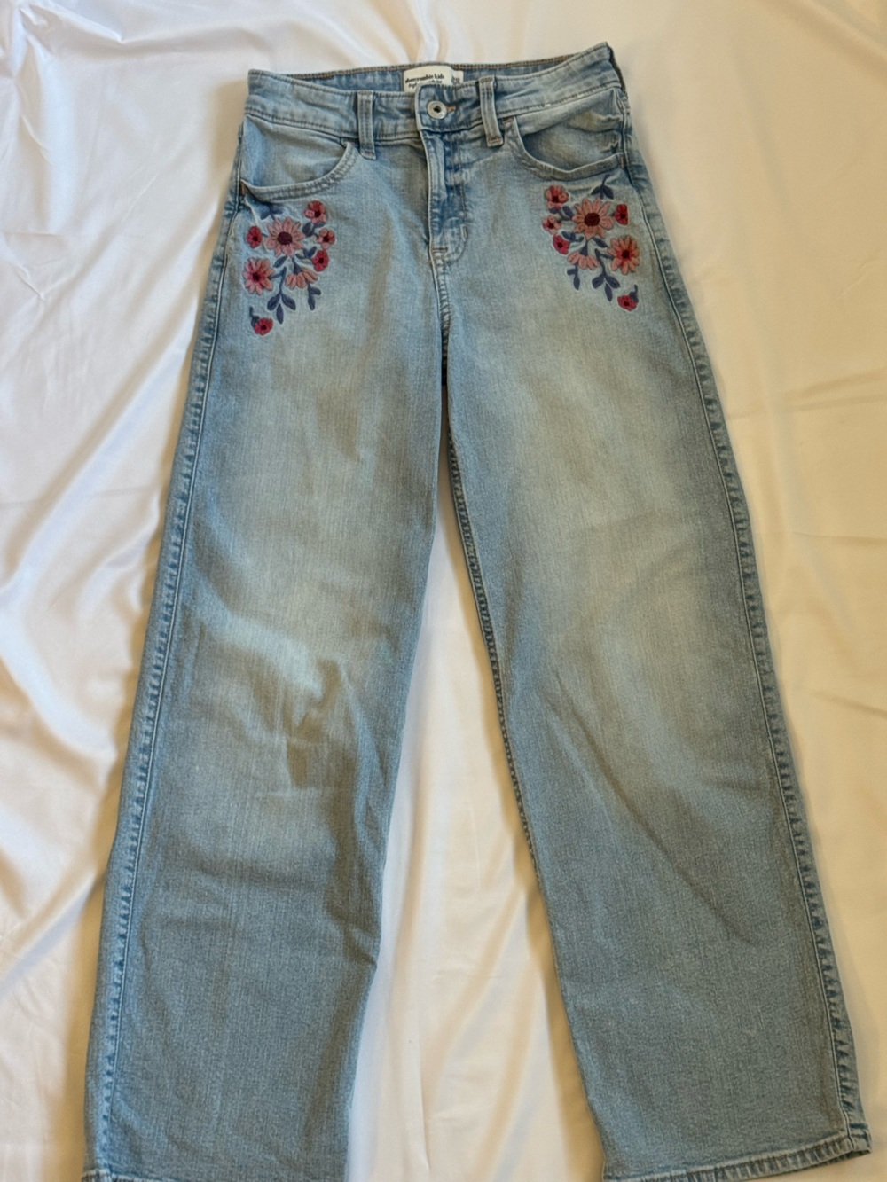 Abercrombie and Fitch Embroidered Jeans. Girls size 11/12.